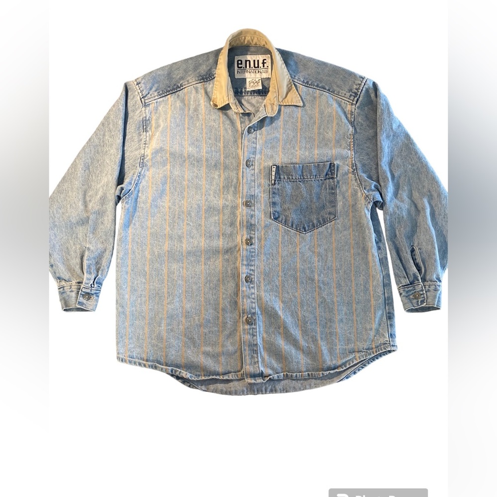 FD#1 E.N.U.F International Denim Button Down